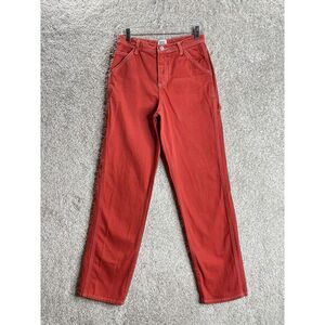 BDG Women's High Rise Jeans in Red